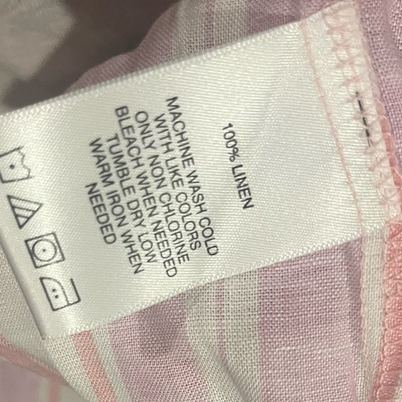 NWT Foxcroft Linen Striped Shirt - Picture 6 of 6